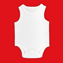 10'lu Bebek Atlet Body Zıbın Çıtçıtlı Beyaz 100% Pamuk - Beyaz Bebek Body Zıbın