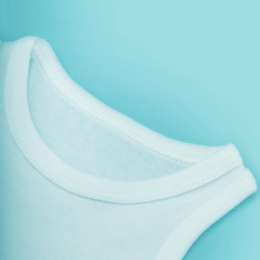 10'lu Bebek Atlet Body Zıbın Çıtçıtlı Beyaz 100% Pamuk - Beyaz Bebek Body Zıbın