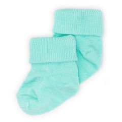 2'li Bambu Bebek Çorap I Sea Green I Mint Yenidoğan Kız Erkek Bebek Çorabı