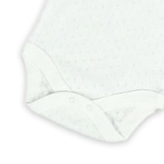 Jakarlı İp Askılı Bebek Body Zıbın Çıtçıtlı Ekru 100% Pamuk - Ekru Bebek Atlet Body Zıbın